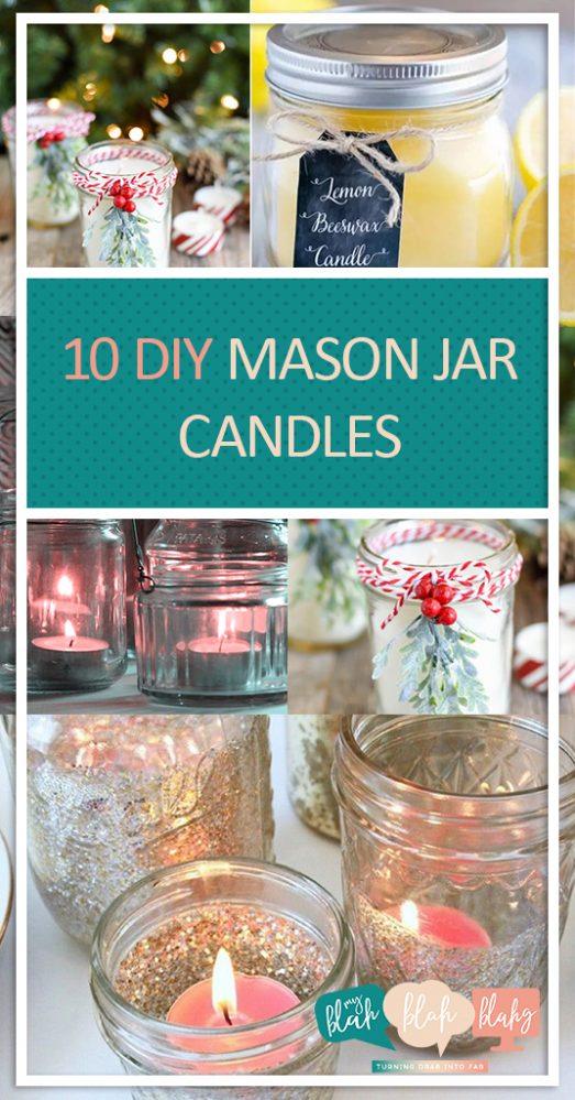 10 Diy Mason Jar Candles