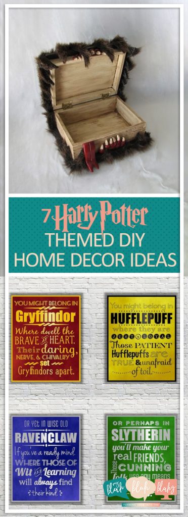 7 Harry Potter Themed DIY Home Decor Ideas
