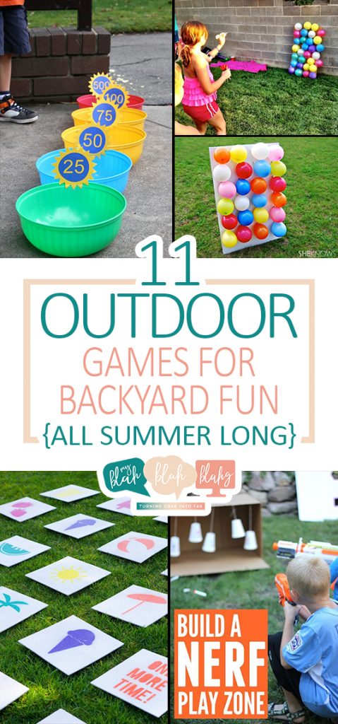 11 Outdoor Games for Backyard Fun {All Summer Long}