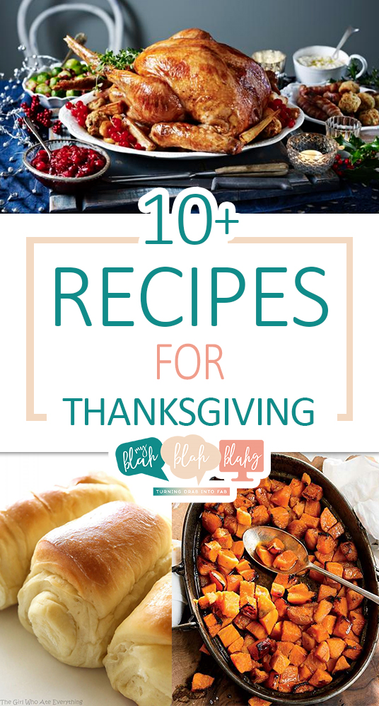 10+ Recipes for Thanksgiving