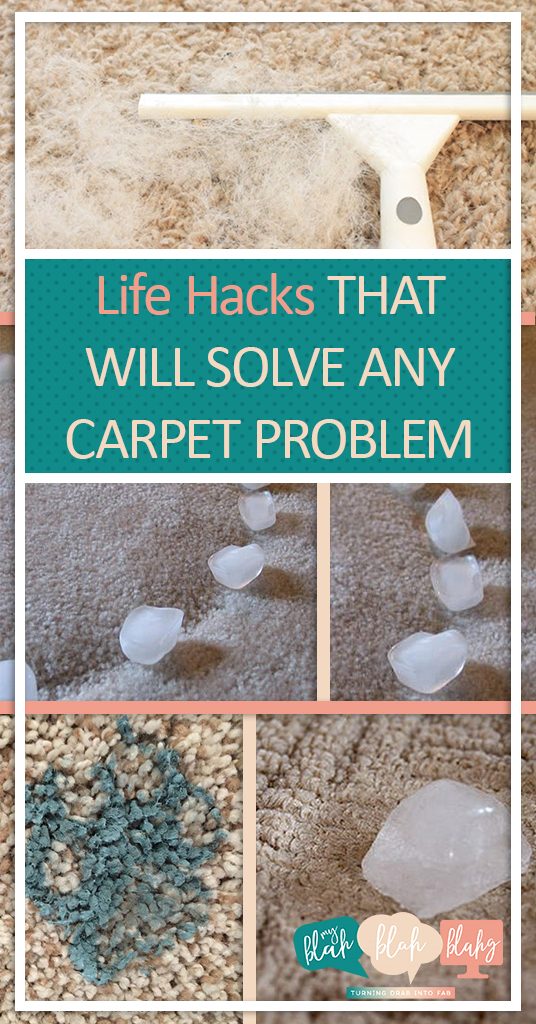 Life Hacks That Will Solve ANY Carpet Problem • My Blah Blah Blahg