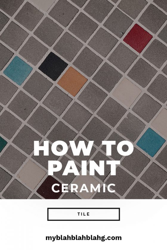 How to Paint Ceramic Tile