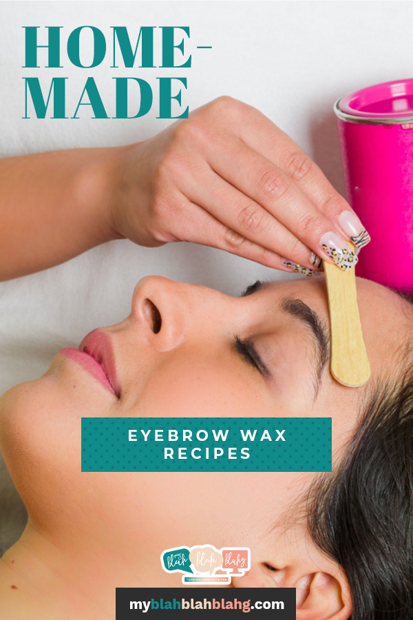 Honey it's time to whip those brows back into submission using one of these homemade eyebrow wax recipes! #myblahblahblahg #homemadeeyebrowwaxrecipe #homesaloneyebrowwax #sugarhoneylemonwaxrecipe