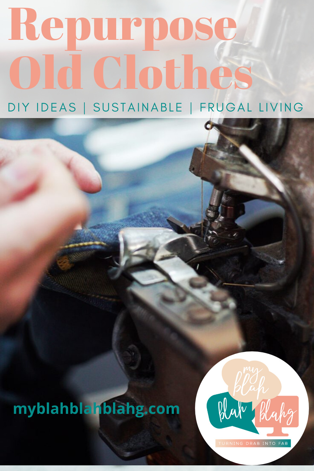Repurpose old clothes instead of throwing them out. You may think they have seen their best days, but before you decide that check out these genius ways to reuse them! #myblahblahblahgblog #repurposeoldclothes #reuseoldclothes