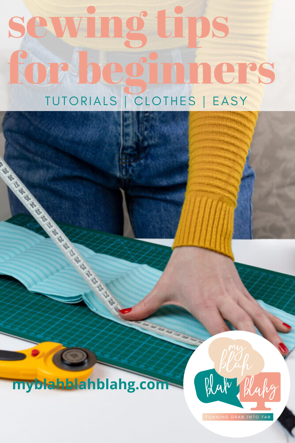 Thinking of learning to sew? Then you've got to check out our sewing hacks! They'll make learning to sew a lot easier. #MyBlahBlahBlahg #SewingHacksForBeginners #BeginnerSewingTips #EasySewingIdeas