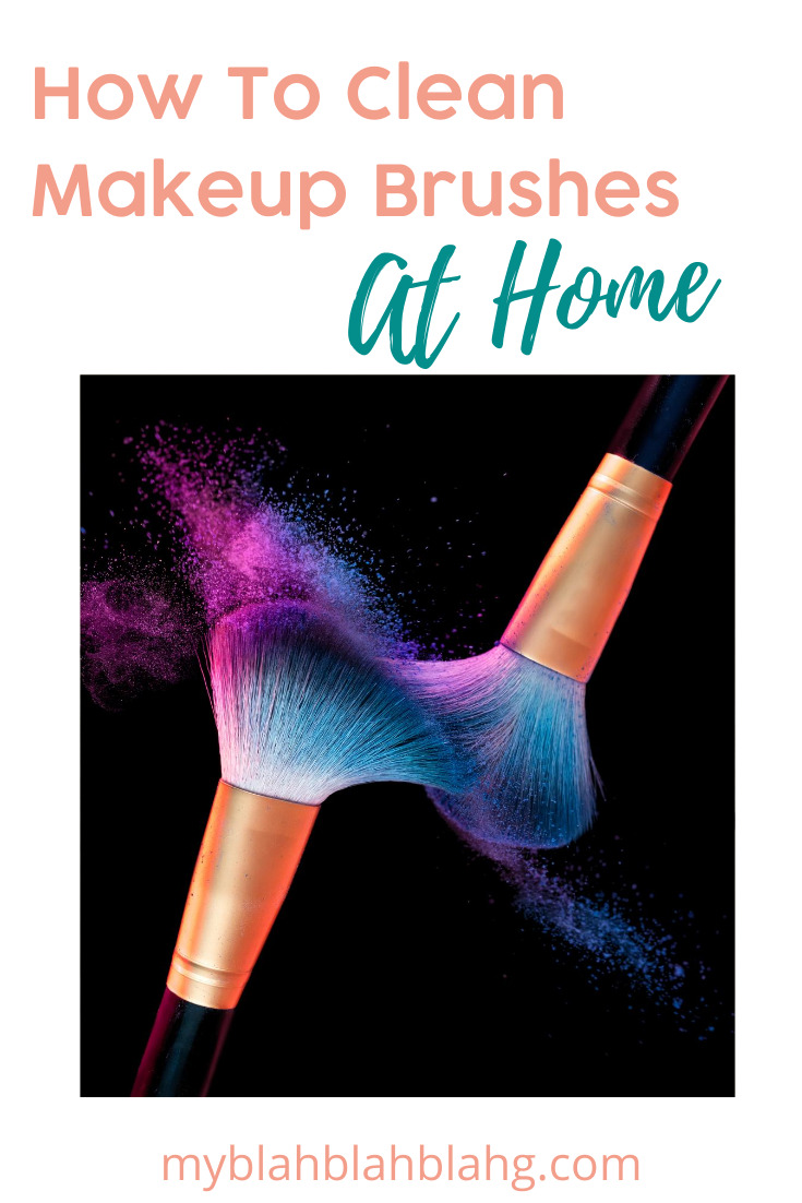 Keep your face looking flawless with clean makeup brushes. Let myblahblahblahg.com show you how to clean your brushes so they last for years. Keep reading and sign up for the blog. Receive weekly tips for free. #DIy #Cleaningtips #makeupbrushes #myblahblahblahgblog