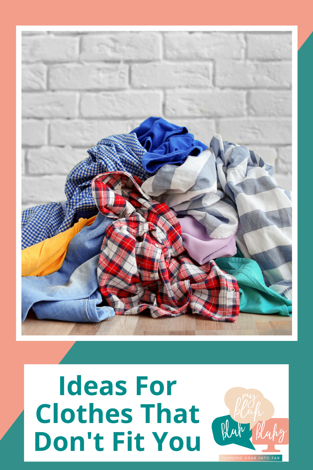 Myblahblahblahg.com has anything and everything you'll ever need to make the best of a tricky situation. Don't worry about clothes that no longer fit! Find out what you can do with them now!